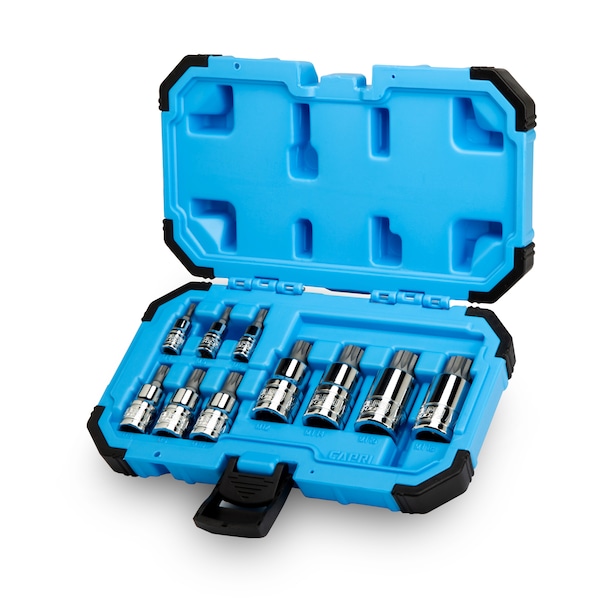 XZN Triple Square Bit Socket Set, 10 pcs